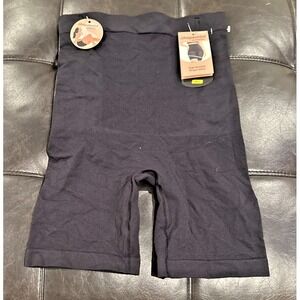 Shapermint Essentials Size M/L High Waisted Shaper Shorts Black Breathable